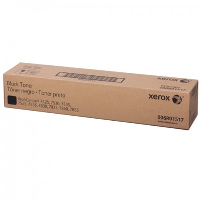 Тонер-картридж XEROX (006R01517) WC 7545/7556 и другие, черный, оригинальный, ресурс 26000 страниц