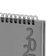 Планинг датированный 2027, 305х140 мм, BRAUBERG 'Up', под кожу, серый, 118204
