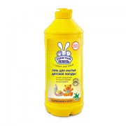 Средство для мытья посуды 500 мл, УШАСТЫЙ НЯНЬ 'Ромашка и алоэ', гель, 60583