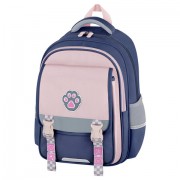 Рюкзак BRAUBERG SNAP, 2 отделения, 3 кармана, 'Blue paw', 39х28х16 см, 274436