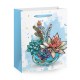 Пакет подарочный (1 штука) 33х13х45 см (XL), 'Flower Mix', ассорти, глиттер, фольга, ЗОЛОТАЯ СКАЗКА, 700825