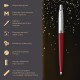 Ручка шариковая PARKER 'Jotter Plastic CT', корпус красный, ежедневник А5 красный, пакет, 880897