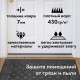 Коврик придверный 40х60 см, СЕРЫЙ, грязезащитный, 430 г/м2, фактурный рисунок ЧЕШУЙКИ, ЛЮБАША, 701058