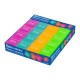 Ластик BRAUBERG 'E-Color', 28х28х12 мм, цвет НЕОН ассорти, экологичный ПВХ, 228065