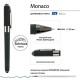 Ручка шариковая BRUNO VISCONTI 'Monaco Verde', СИНЯЯ, корпус зеленый, линия 0,4 мм, 20-0125/29