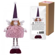 Украшение новогоднее интерьерное 48 см 'Фея', полиэстер, нежно-розовый, ЗОЛОТАЯ СКАЗКА, 592523