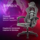 Кресло компьютерное BRABIX 'Shooter GM-123', 2 подушки, ткань, серое, 533192