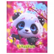 Дневник 1-4 класс 48 л., твердый, ЮНЛАНДИЯ, выборочный лак, с подсказом, 'Панда', 107597