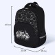 Рюкзак BRAUBERG SOFT, 2 отделения, 3 кармана, 'Стильный шрифт', СВЕТЯЩИЙСЯ, 40х31х15 см, 272034