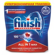 Таблетки для мытья посуды в посудомоечных машинах 100 шт., FINISH 'All in 1', 3065326
