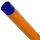 Ручка шариковая BRAUBERG 'ORANGE', СИНЯЯ, трехгранная, корпус оранжевый, узел 1 мм, линия письма 0,5 мм, 142402