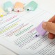 Набор текстовыделителей 6 ПАСТЕЛЬНЫХ ЦВЕТОВ, ЮНЛАНДИЯ 'СЛАДКИЕ ИСТОРИИ', линия 1-5 мм, 152511