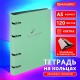 Тетрадь на кольцах А5 160х212 мм, 120 листов, картон, фольга, клетка, BRAUBERG, 'Pastel', 404734