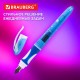 Ручка перьевая с 10 сменными картриджами BRAUBERG 'DELTA', эргономичный корпус, иридий, 143954