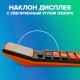 Калькулятор настольный BRAUBERG EXTRA COLOR-12-BKRG (206x155 мм), 12 разрядов, двойное питание, ЧЕРНО-ОРАНЖЕВЫЙ, 250478