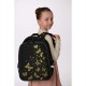 Ранец BRAUBERG FIT, 2 отделения, 'Golden butterflies', 38х27х14 см, 274383