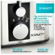 Соковыжималка SCARLETT SC-JE50S53, 1000 Вт, стакан 0,6 л, емкость жмыха 1 л, пластик, сталь/черный