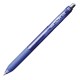 Ручка шариковая масляная автоматическая с грипом CROWN 'Quick Dry', СИНЯЯ, узел 0,5 мм, линия письма 0,3 мм, QD-018