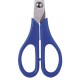 Ножницы BRAUBERG для левши 'Left hand', 170 мм, синие, 2-х сторонняя заточка, 236785