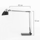 Настольная лампа / светильник SONNEN PH-104, на подставке, LED, 8 Вт, металлический корпус, черный, 236690