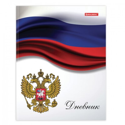 Дневник 5-11 класс, 48 л., твердый, BRAUBERG, глянцевая ламинация, с подсказом, 'Символика', 105568