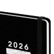 Ежедневник датированный 2026 с резинкой 145х203 мм, А5, BRAUBERG, твердый, 'Россия', 117332
