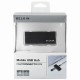 Хаб BELKIN Quilted, USB 2.0, 4 порта, порт для питания, черный, F5U404cwBLK