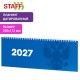 Планинг датированный 2027 285х112мм, STAFF, гребень, картонная обложка, 64 листа, 'Символика РФ', 117853