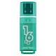 Флеш-диск 16 GB, SMARTBUY Glossy, USB 2.0, зеленый, SB16GBGS-G