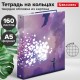 Тетрадь на кольцах А5 (175х215 мм), 160 листов, твердый картон, клетка, BRAUBERG, 'Anime Dreams', 404092