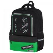 Рюкзак BRAUBERG STAR, 1 отделение, 5 карманов, 'Digital tools', черный, 40x29x13 см, 273133