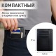Картхолдер для трех карт с двумя дополнительными карманами, 12х8,6 см, черный, BRAUBERG, 238763