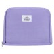 Пенал-органайзер BRAUBERG, 1 отделение, С НАКЛЕЙКАМИ, молния вокруг, канвас, 22x15х6 см, фиолетовый, 273594