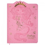 Дневник 1-4 класс 48 л., кожзам (твердая с поролоном), фигурный край, ЮНЛАНДИЯ, 'РУСАЛКА', 105948