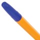 Ручка шариковая BRAUBERG ORANGE 'Line', синяя, ВЫГОДНАЯ УПАКОВКА, КОМПЛЕКТ 50 штук, линия письма 0,5 мм, 880004