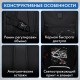 Рюкзак BRAUBERG CONTENT универсальный, 3 отделения, светоотражающий принт, 'Br(ok)en', 47х33х18 см, 273845
