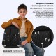 Рюкзак BRAUBERG SOFT, 2 отделения, 3 кармана, 'Осколки', СВЕТЯЩИЙСЯ, 40х31х15 см, 274402