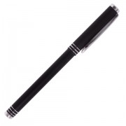 Ручка бизнес-класса шариковая BRAUBERG Magneto, СИНЯЯ, корпус черный с хромом, линия, 143494