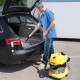 Пылесос KARCHER WD 4 Premium, с пылесборником, мощность 1000 Вт, контейнер из нержавеющей стали, 1.348-150.0