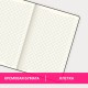Блокнот А5 (148x218 мм), BRAUBERG 'Metropolis Ultra', под кожу, 80 л., резинка, клетка, коричневый, 111023