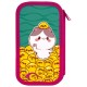 Пенал ЮНЛАНДИЯ, 3 отделения, картон с эффектом soft-touch, 19х11 см, 'Duck tales', 273500