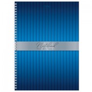 Тетрадь А4, 80 л., HATBER, гребень, клетка, обложка твердая, глянцевая ламинация, 'PLISSE', 094046, 80Тт4В1гр_11696