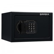 Сейф мебельный BRABIX 'SF-170EL', 170х260х230 мм, электронный замок, черный, 291143, S103BR210614