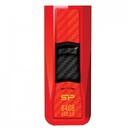 Флеш-диск 64 GB, SILICON POWER Blaze B50, USB 3.1, красный, SP64GBUF3B50V1R