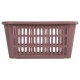 Корзинка 4 литра универсальная, 9,5х30х19,5 см, для хранения, пластик, ассорти, 332, 433320065