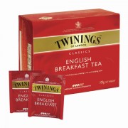 Чай TWININGS (Твайнингс) 'English Breakfast', черный, 50 пакетиков, F12395