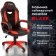Кресло компьютерное BRABIX 'Blaze GM-162', TW/экокожа, черное/красное, 532580, 7083508