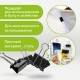 Зажимы для бумаг STAFF 'EVERYDAY', КОМПЛЕКТ 12 шт., 25 мм, на 100 листов, черные, картонная коробка, 224607