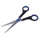 Ножницы BRAUBERG 'Soft Grip', 165 мм, черно-синие, резиновые вставки, 3-сторонняя заточка, 230761