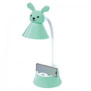 Настольная лампа / светильник SONNEN OU-611 на подставке, СВЕТОДИОДНАЯ, 'SWEET BUNNY', 5 Вт, зеленый, 237642